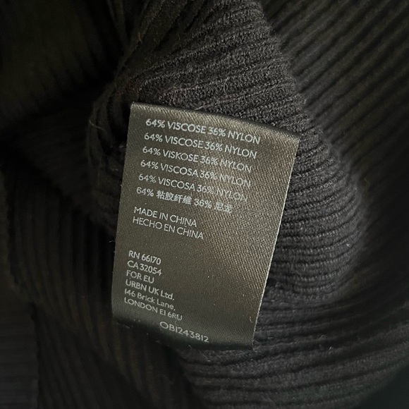 Maeve Black Thea Ribbed V-Neck Pullover Sweater Size XSP - Picture 6 of 6